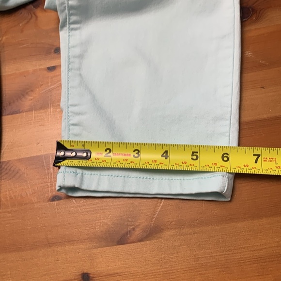 Brody Jeans Vintage Lightweight Cotton, Mid Rise, Light Aqua Colour Jeans - Picture 10 of 12